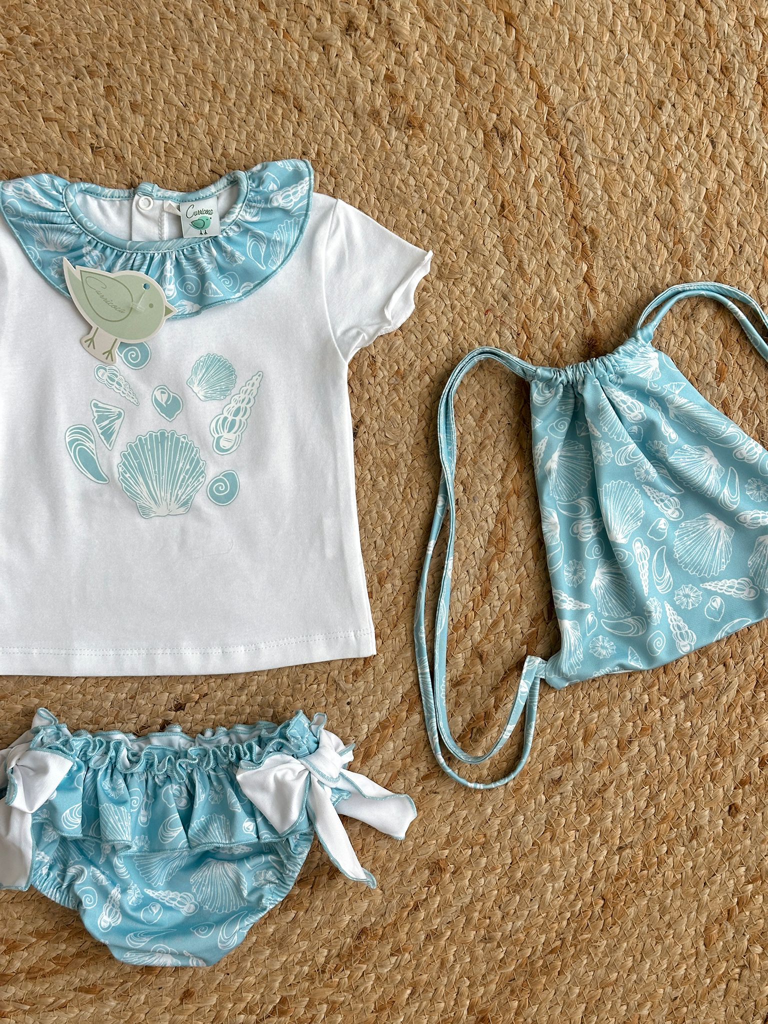 Ropa de bebé - Conjunto baño concha