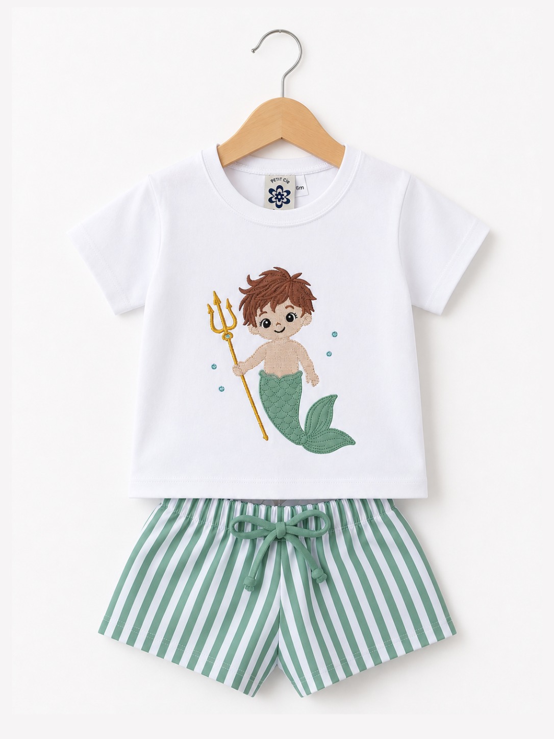 Conjunto sireno bebé niño